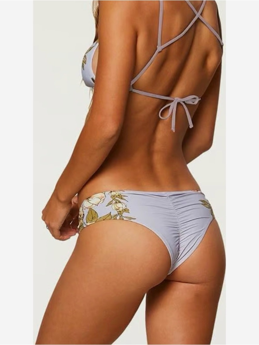 NWOT O’Neill Aloha Floral Revo Reversible Floral/Gingham Bikini Bottom
